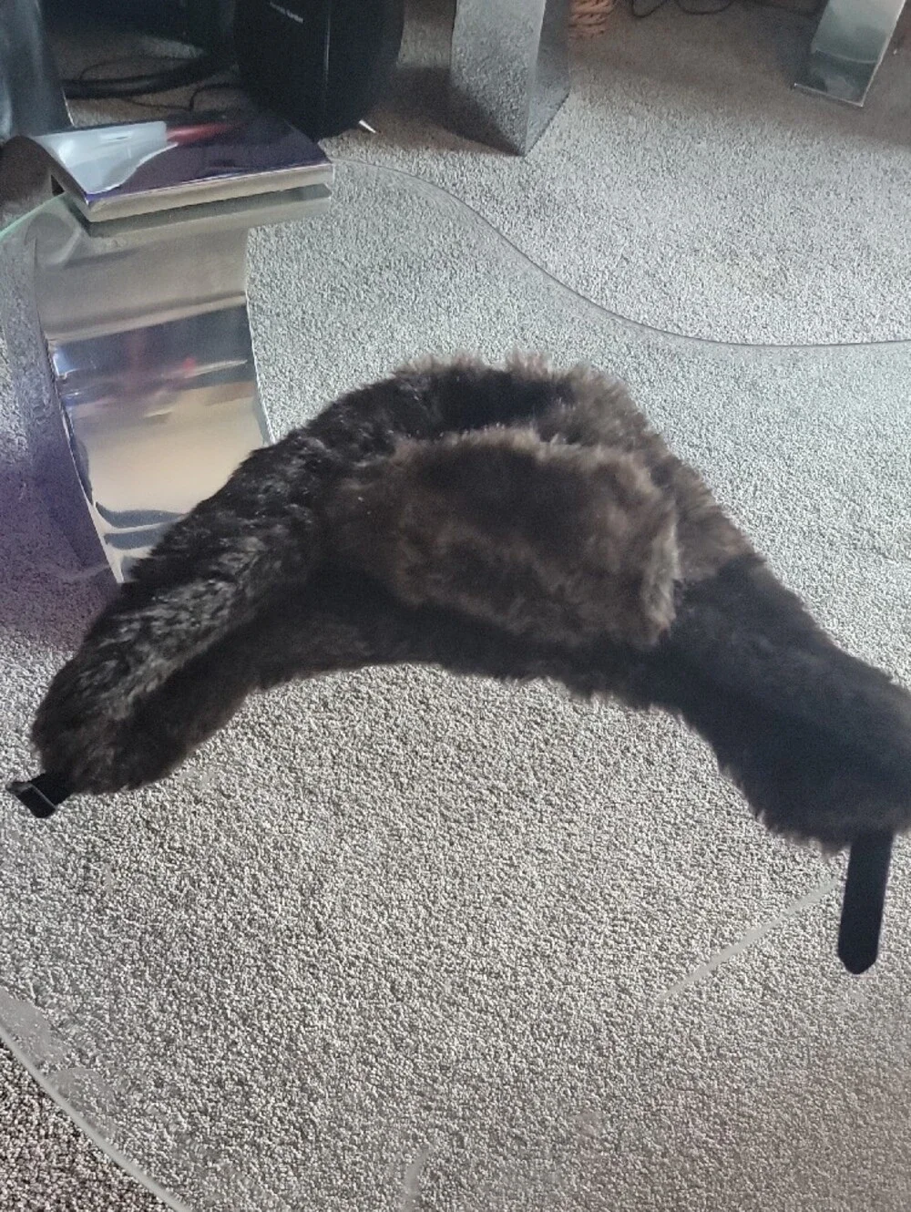 Target Black Faux Fur Hat
